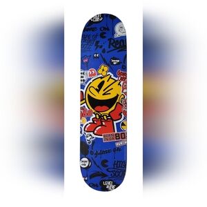 Pac-Man Skateboard With Wall hanging Decor For Room Cool New